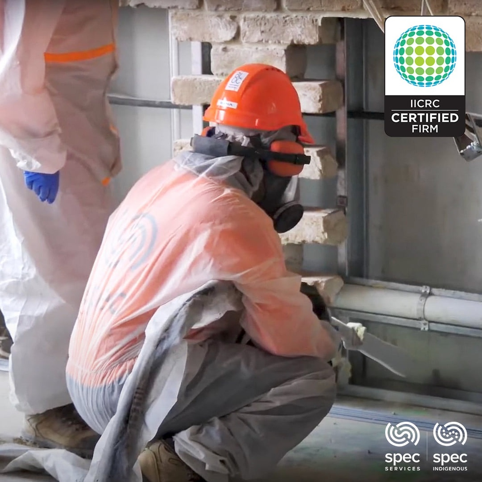 Asbestos remediation environment on an Australian project site