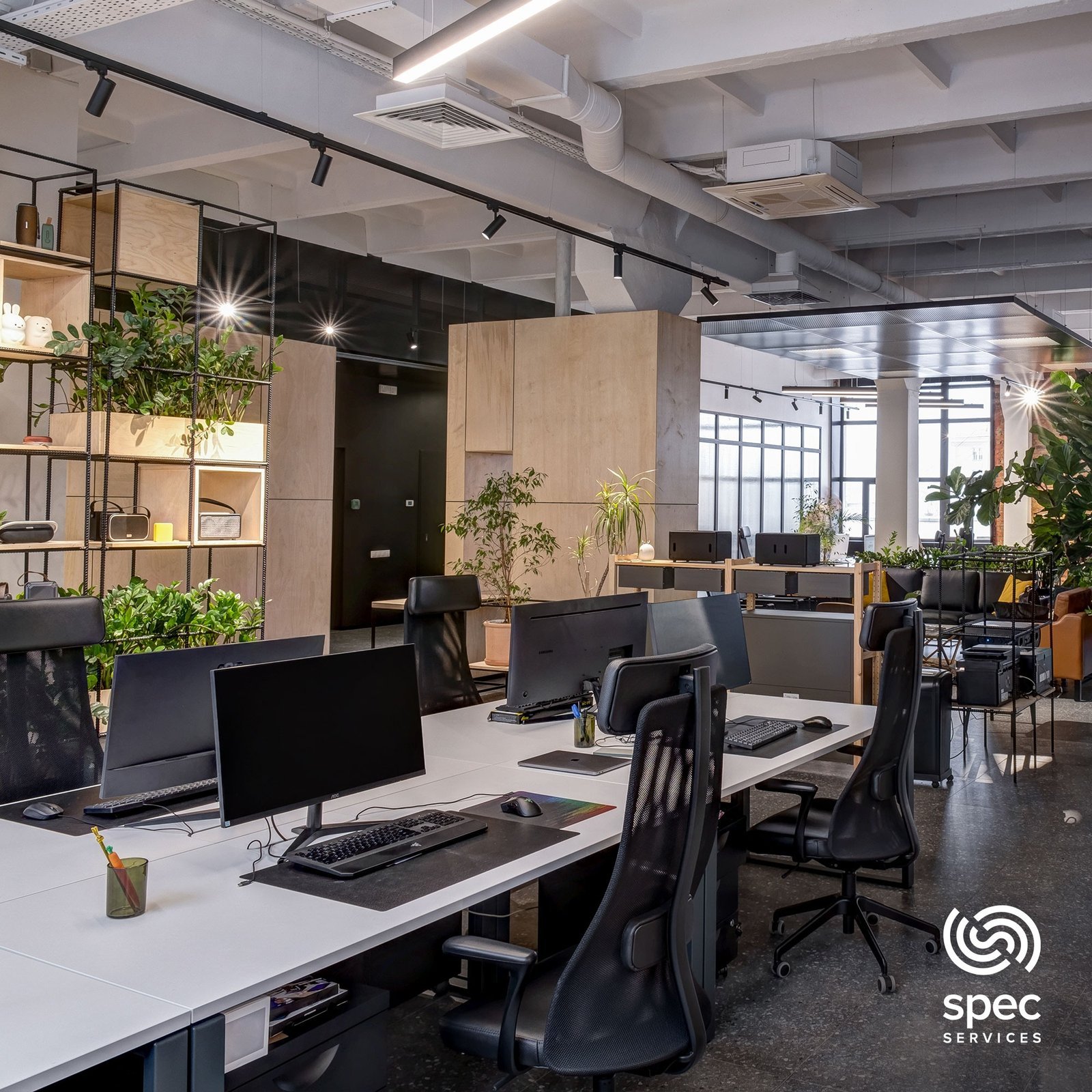 Clean modern government office space in Canberra