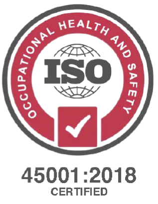 ISO 45001:2018 certification logo