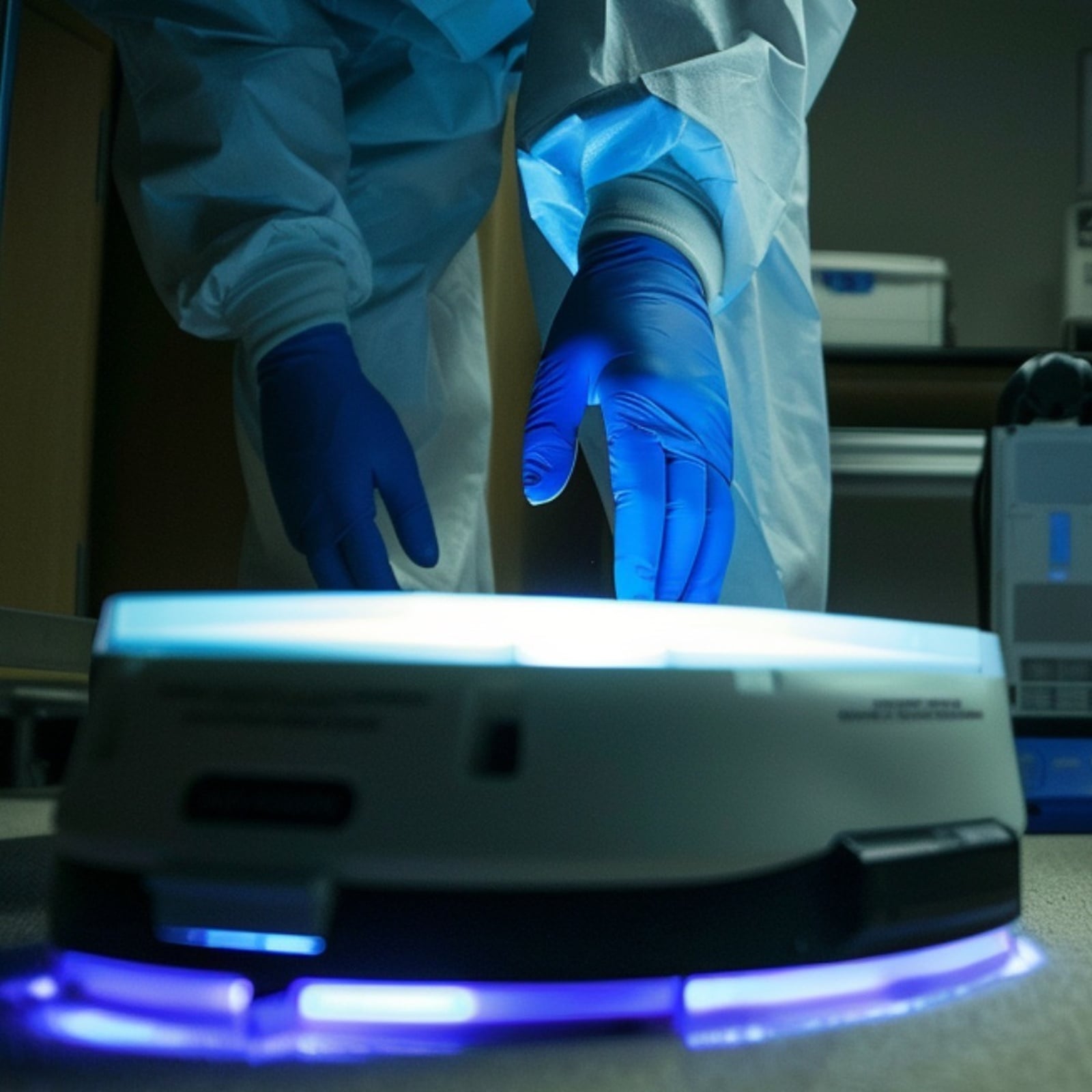 Laboratory-style evidence and contamination handling environment