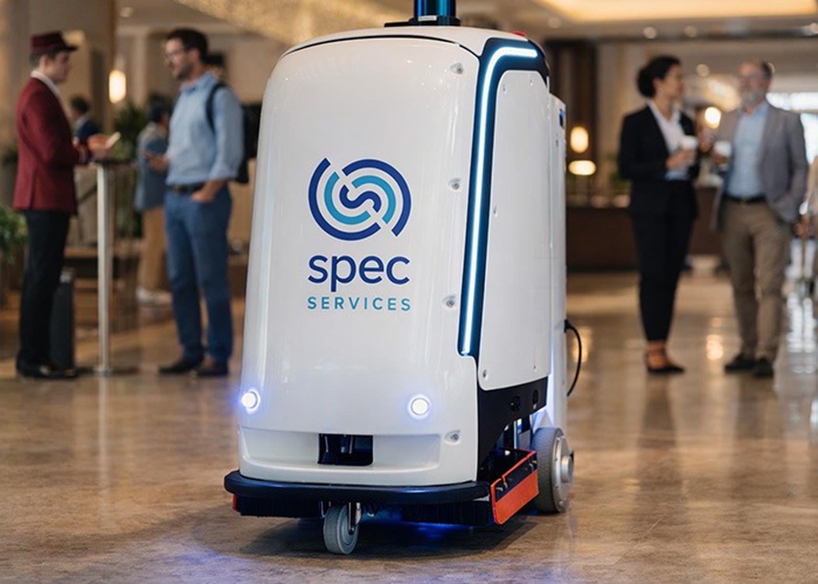 Automated or robotic cleaning support in a data centre or technical environment