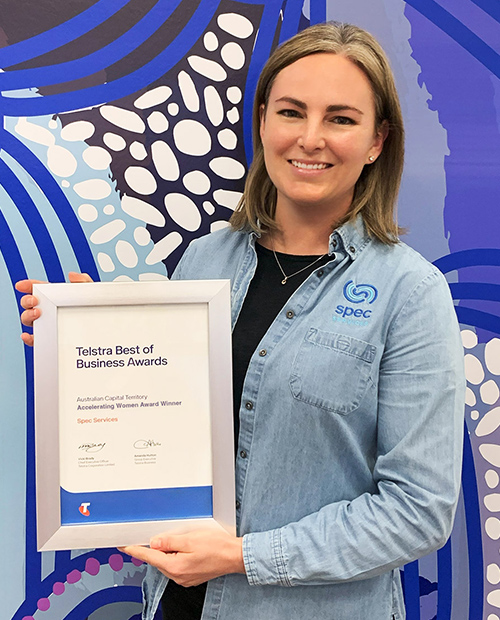 WINNER of the Telstra Best of Business Awards Canberra